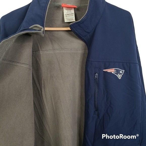NFL New England Patriots Mens Full Front Zip Jacket Size XXL - Picture 6 of 7
